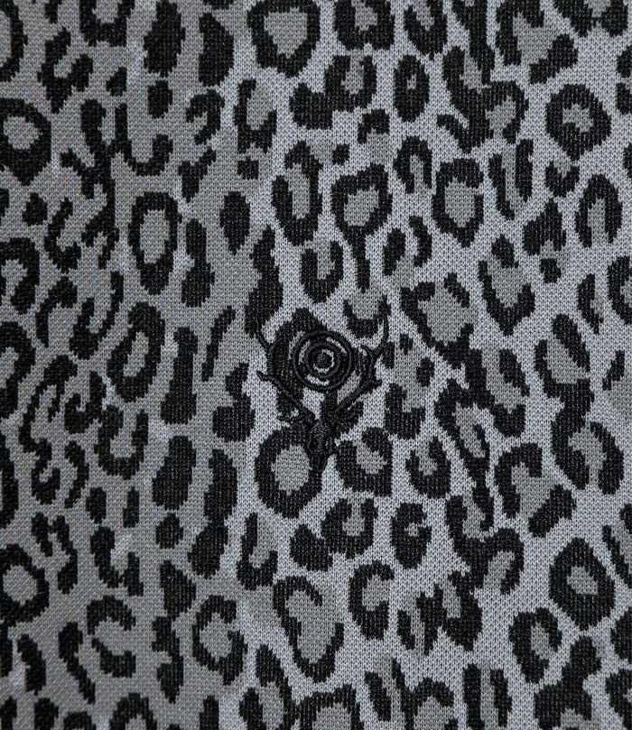Women's Trainer Hoody - Grey - Poly Jq. / Leopard