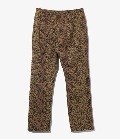 Women's Trainer Pant - Brown - Poly Jq. / Leopard