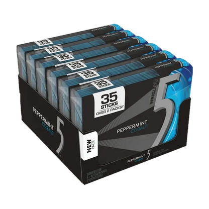 Wrigley 5 Gum Cobalt Mega 35 Stk available at Mexmax INC, ideal for wholesale buyers seeking premium gum.