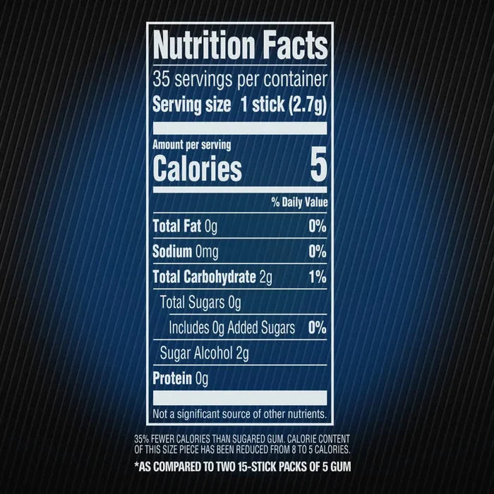 Wrigley 5 Gum Cobalt Mega 35 Stk available at Mexmax INC, ideal for wholesale buyers seeking premium gum.